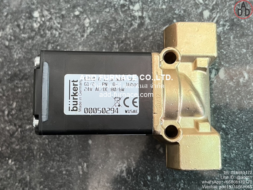 Burkert 0290 A 12,0 NBR MS (24V) (9)